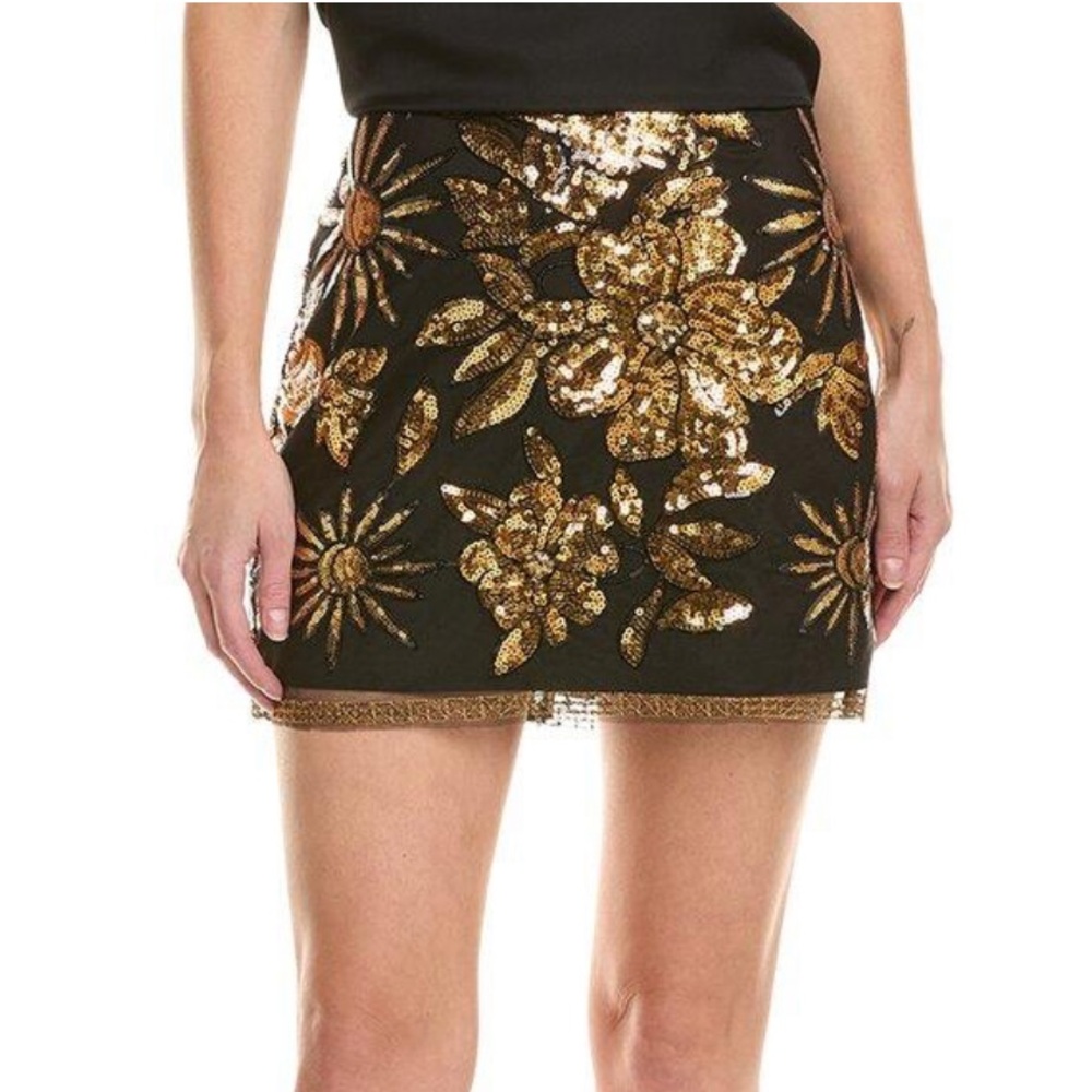 Milly Kristina Holiday Nights Sequins Miniskirt